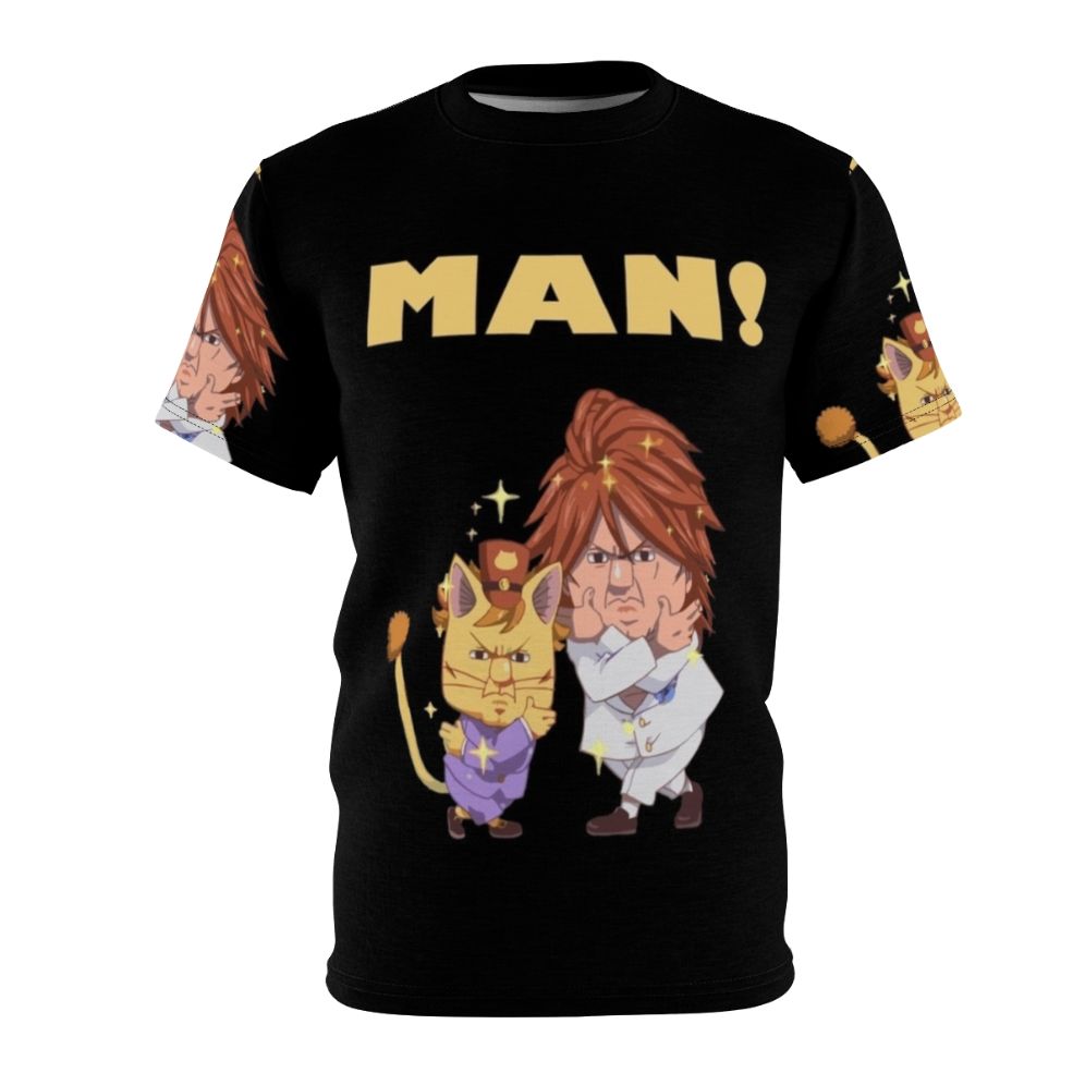 Fairy Tail inspired t-shirt featuring the characters Ichiya and Nichiya