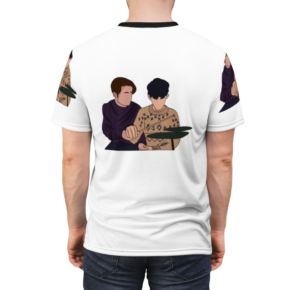 Heartstopper Nick and Charlie AOP T-Shirt - men back