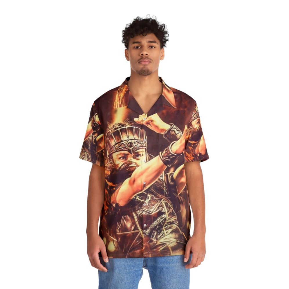 Babymetal Moametal Fire Hawaiian Shirt - People Front