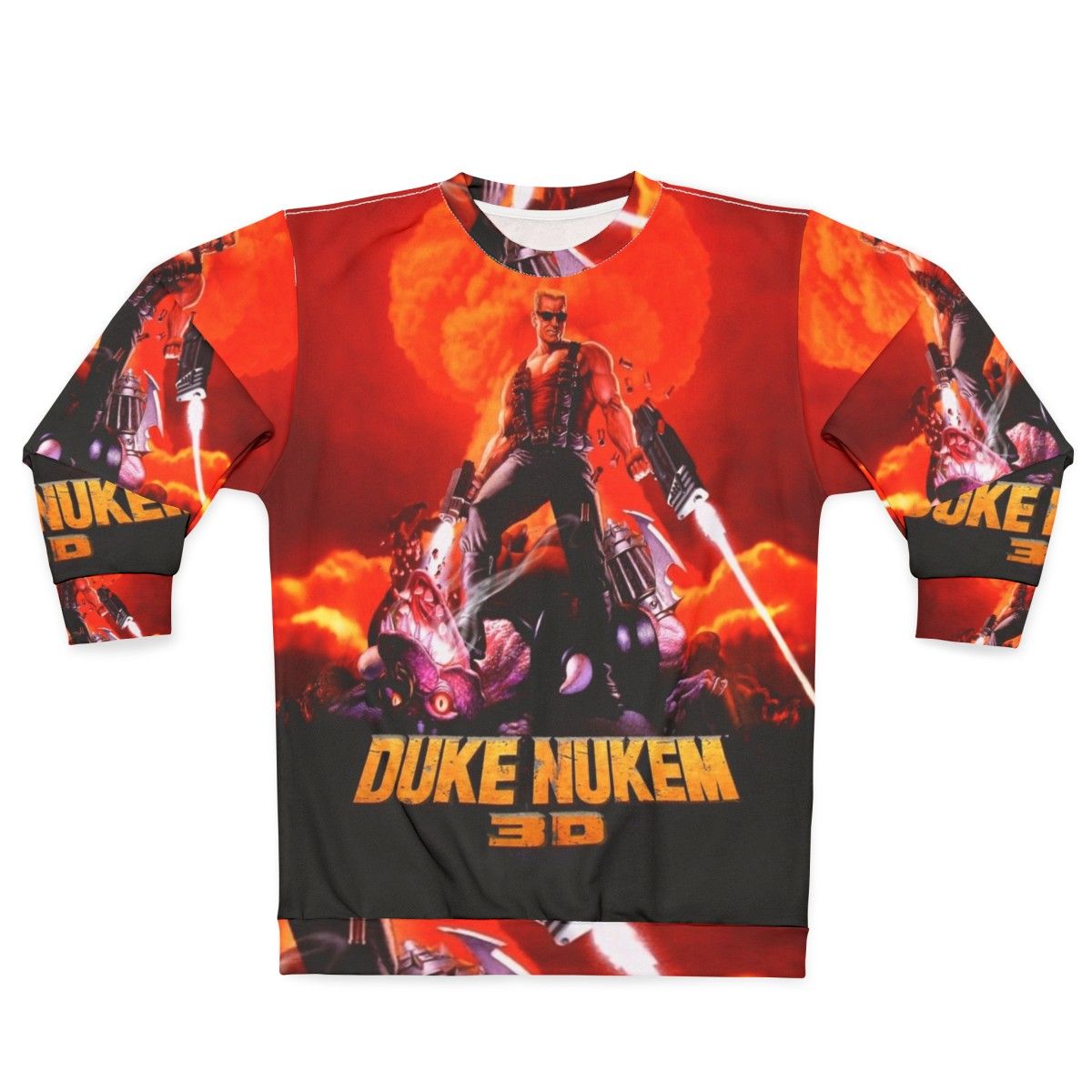 Duke Nukem 3D Retro Gaming Sweatshirt