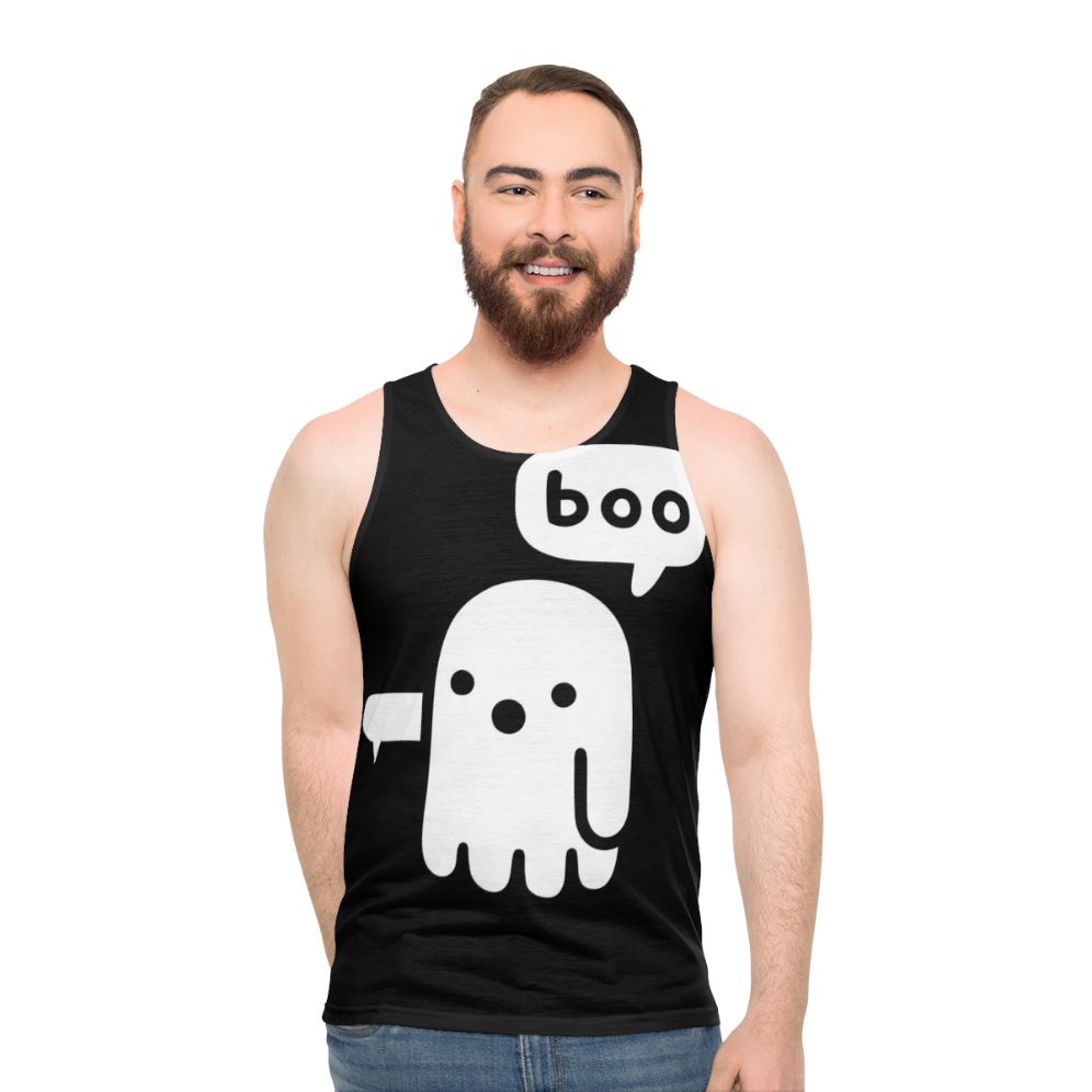 Spooky Ghost Unisex Tank Top - men