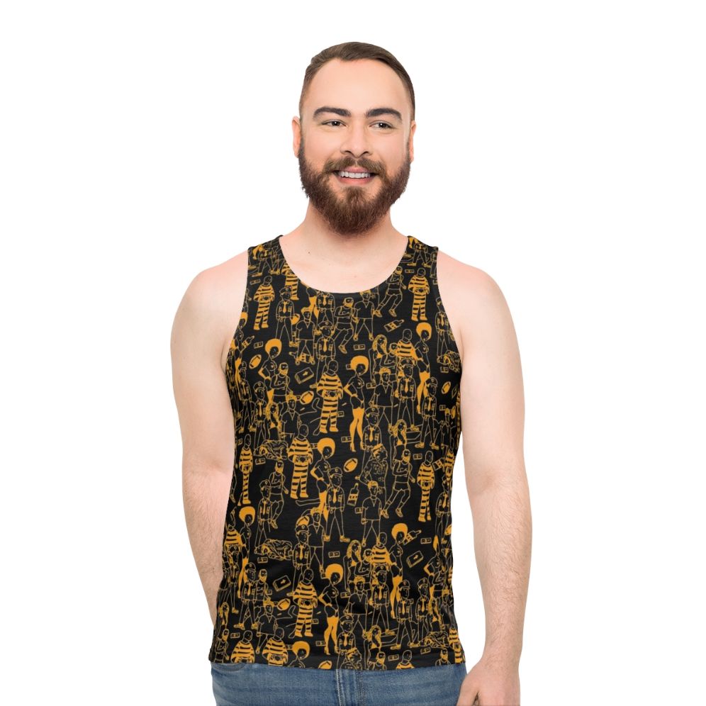 Never Story Unisex Tank Top featuring Dreamville artists - men