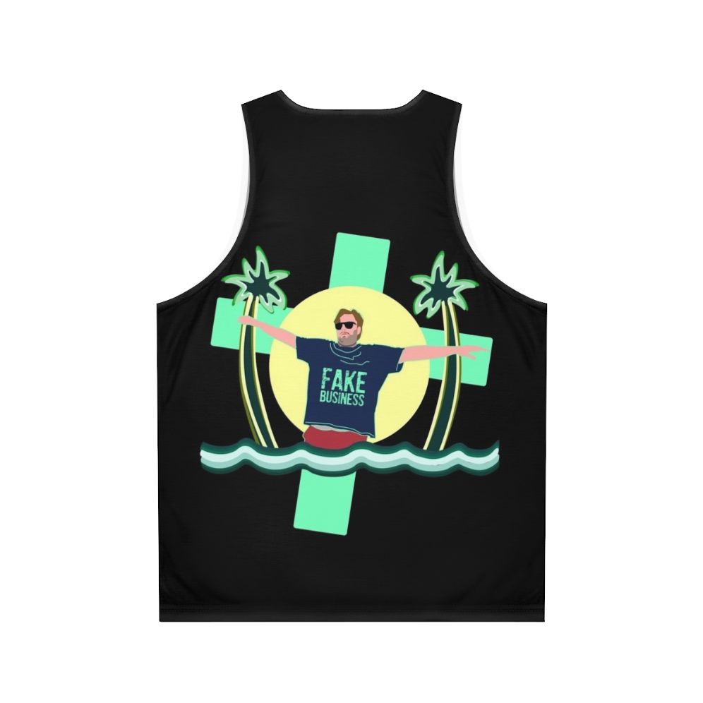 Tim Dillon Fake Business Unisex Dark Humor Tank Top - Back