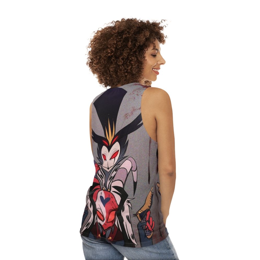 Helluva Boss Stolas Anime Unisex Tank Top - women back