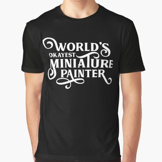 Dungeons and Dragons tabletop miniatures graphic t-shirt design