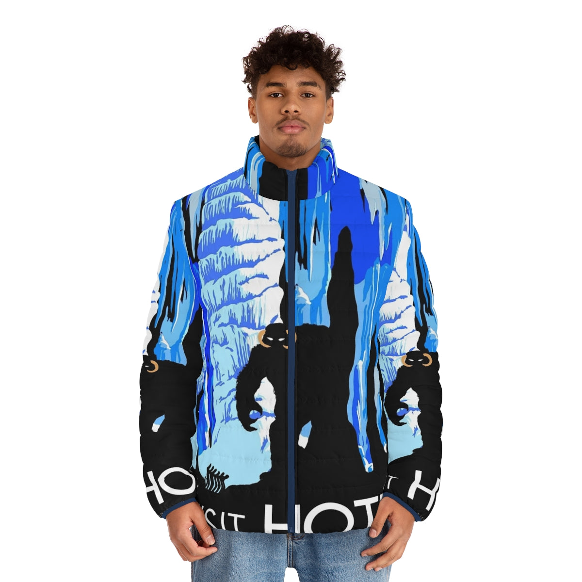 Hoth Puffer Jacket - Embrace the Icy Landscape of the Legendary Planet Hoth - men front