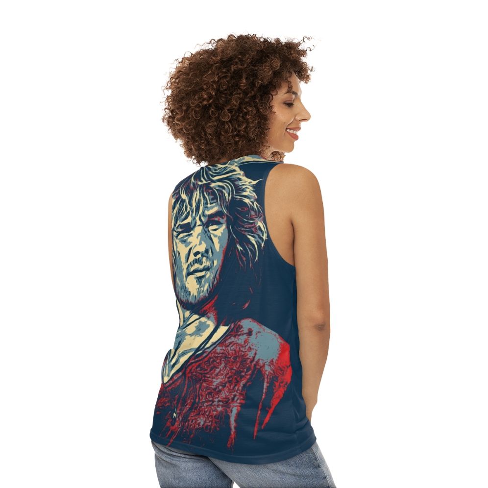 Patrick Swayze Unisex Tank Top - women back