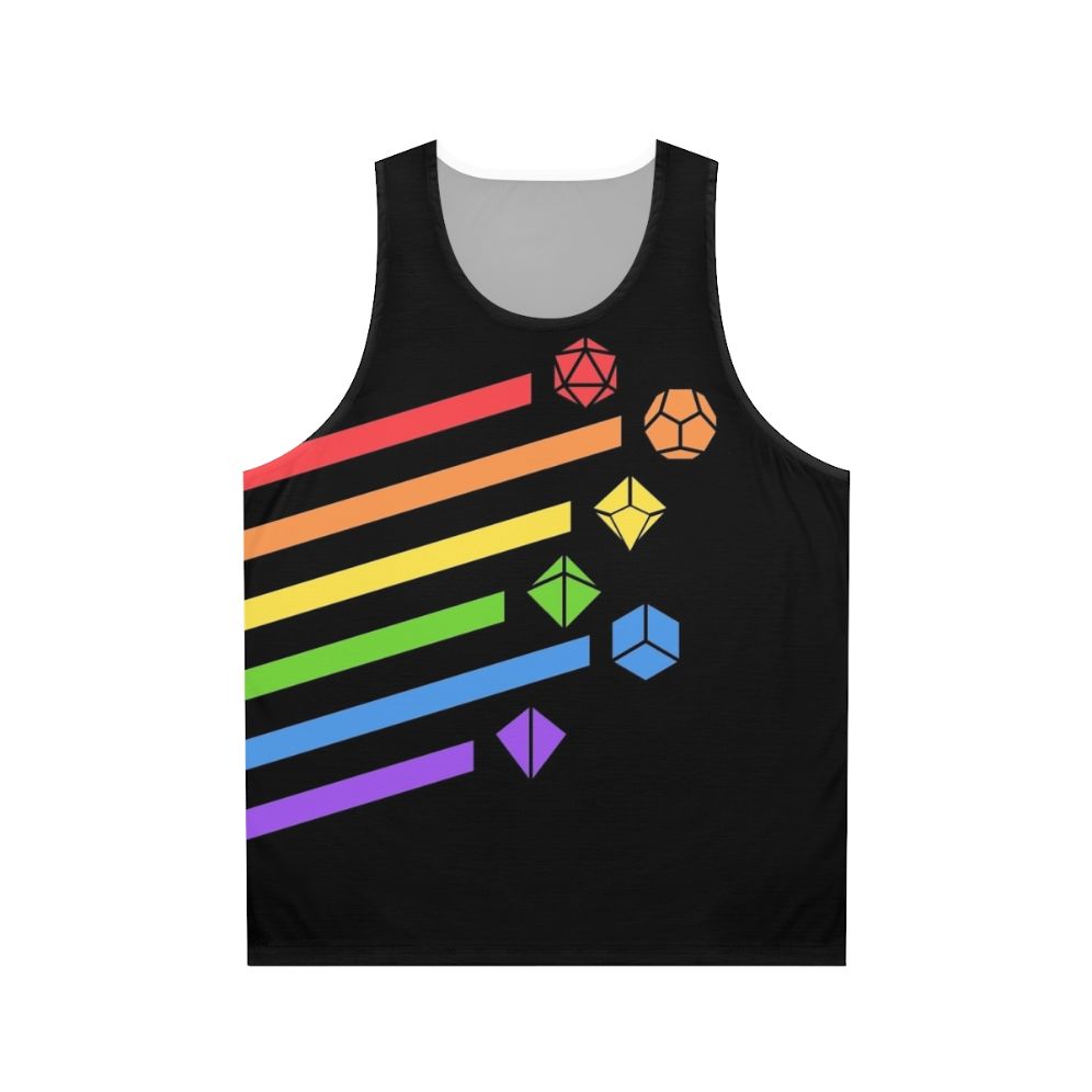 Tabletop RPG Dice Set Unisex Tank Top