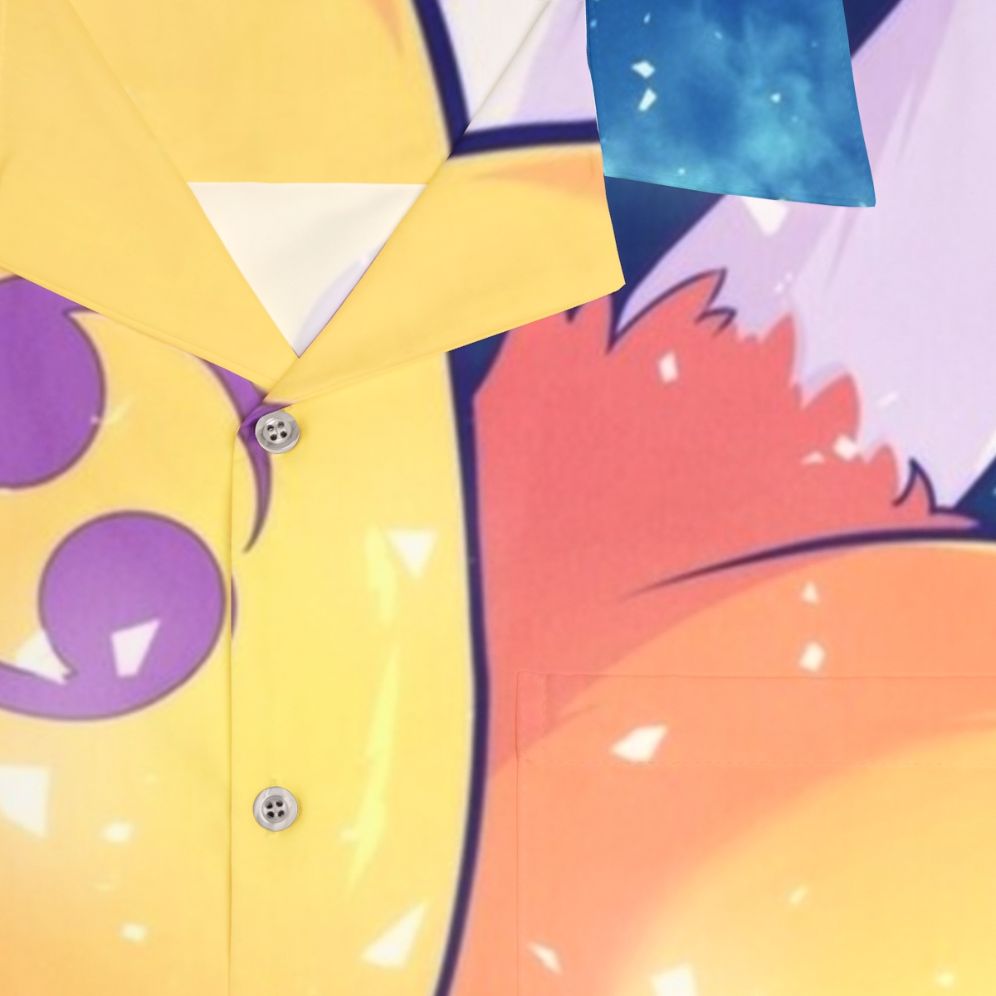 Digimon Renamon Diamond Storm Hawaiian Shirt - Detail