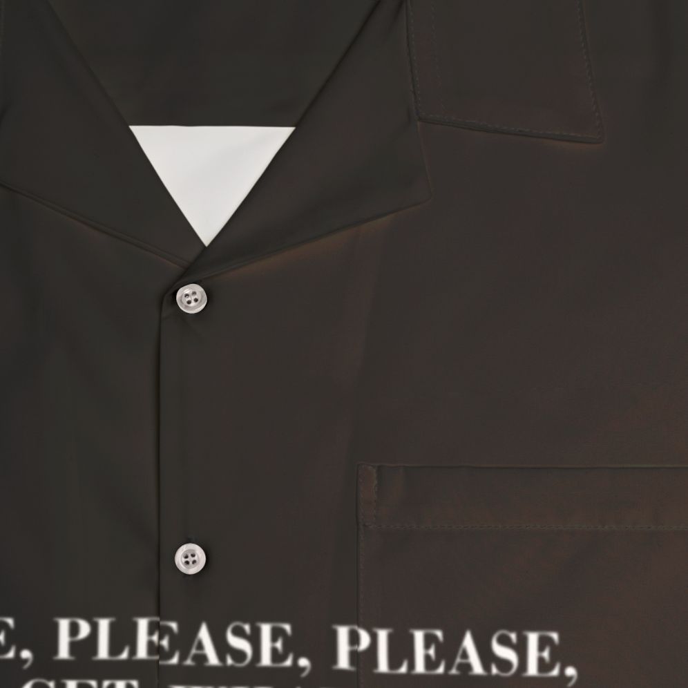 "Please Please Please Let Me Get What I Want" Hawaiian Shirt featuring The Smiths and Morrissey - Detail