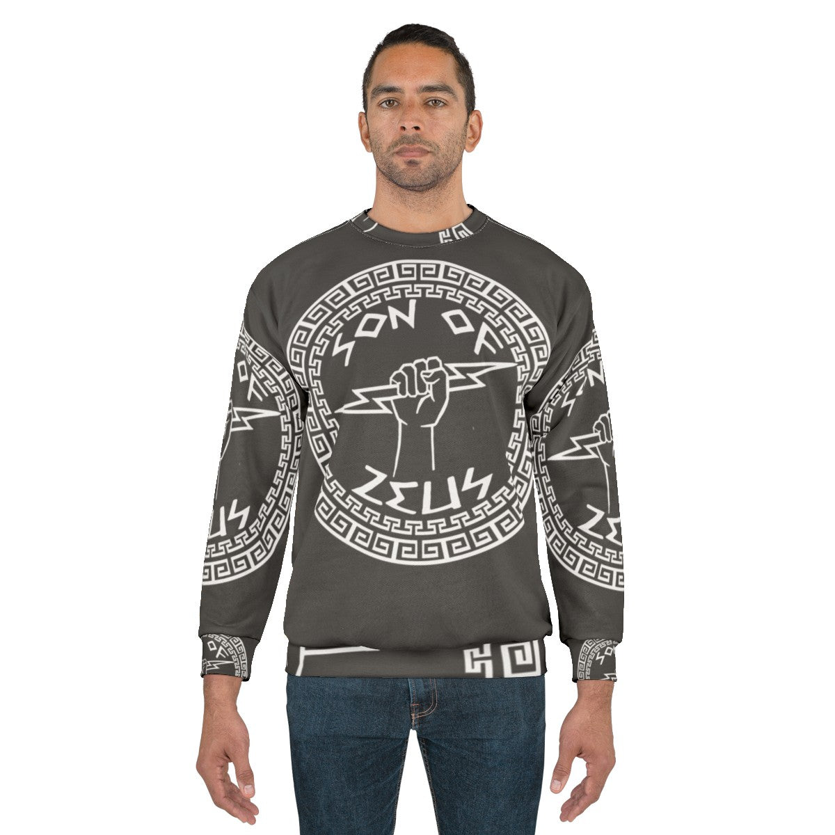 Son of Zeus Sweatshirt featuring Greek Mythology design - men