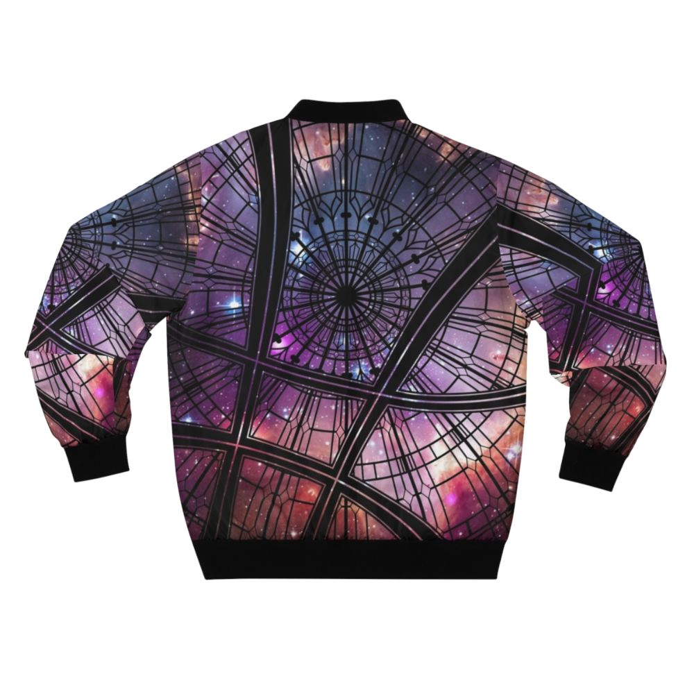 Doctor Strange Marvel Superhero Bomber Jacket with Strange Window Design - Back