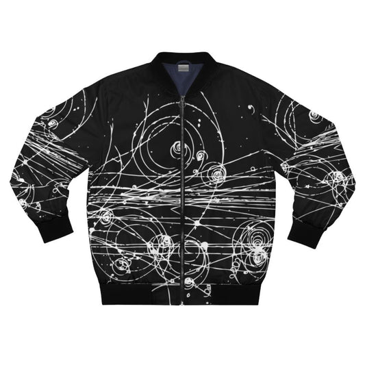 Particle Tracks (Dark) Bomber Jacket - Geek Science Apparel