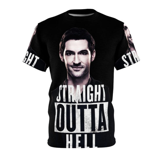 Supernatural Lucifer Inspired T-Shirt with Lucifer Morningstar, Devil, and Detective Decker Imagery