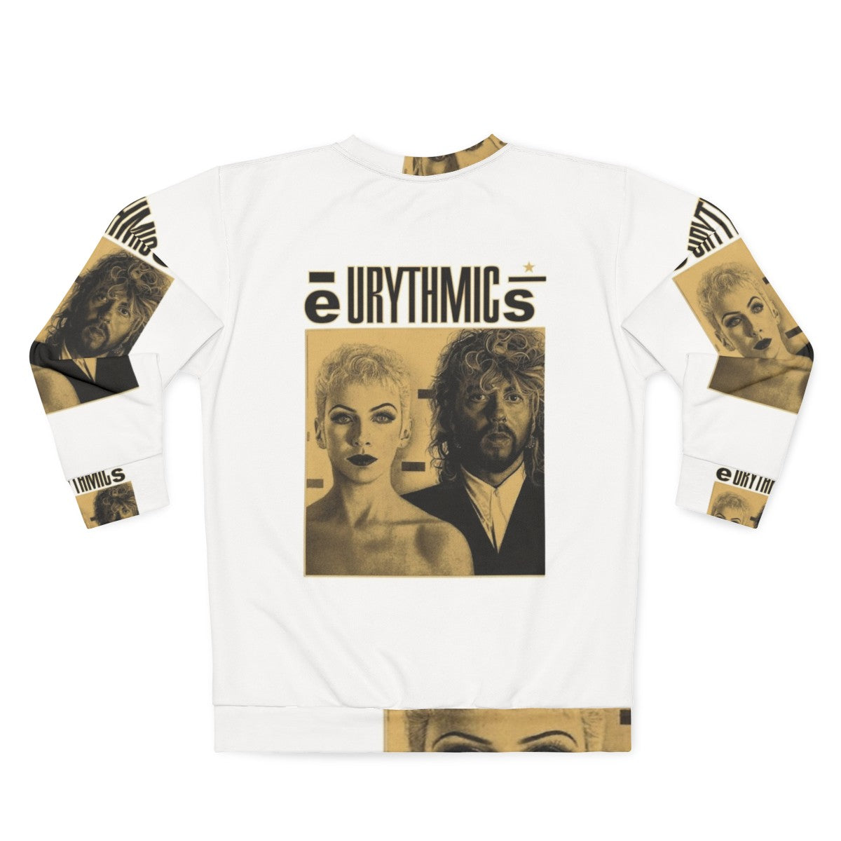 Eurythmics 'Sweet Dreams' 80s Music Sweatshirt - Back