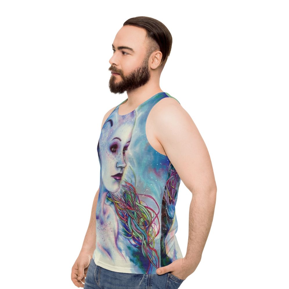 Mass Effect Liara Tsoni Unisex Tank Top - men side