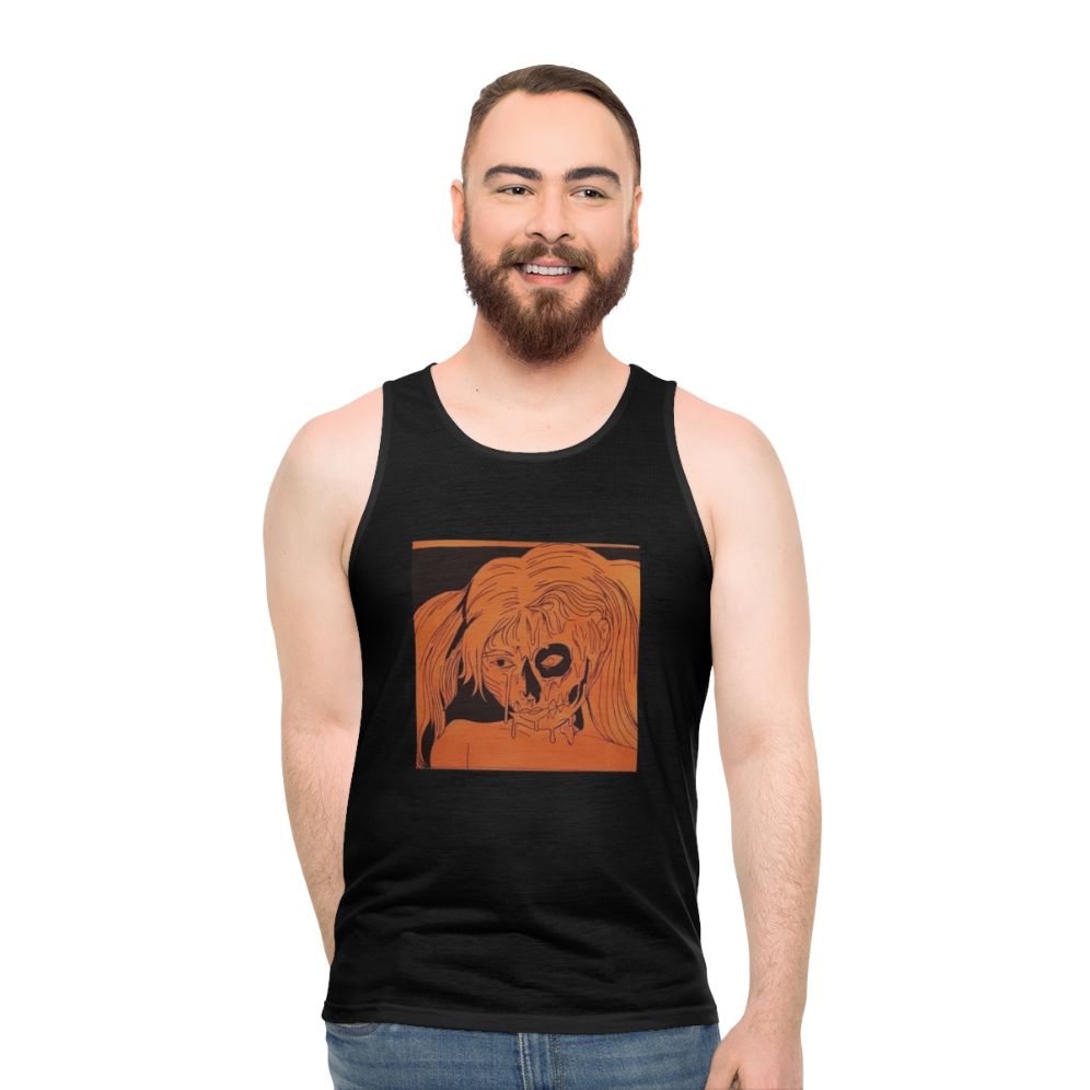 Ashnikko pumpkin spice unisex halloween tank top - men