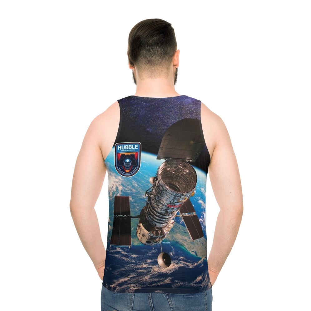 Unisex Hubble Space Telescope Tank Top - men back