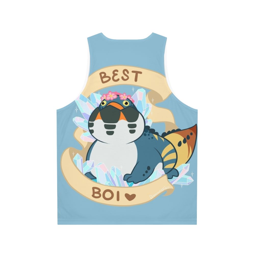 Dodogama chibi design unisex monster hunter world tank top - Back