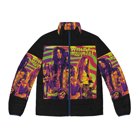 White Z Puffer Jacket Tribute to Rob Zombie's Horror Films