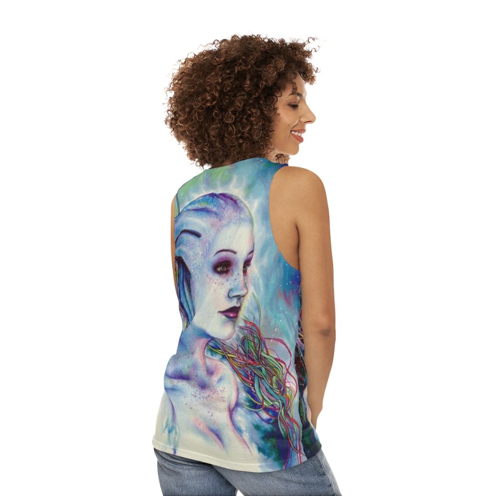 Mass Effect Liara Tsoni Unisex Tank Top - women back