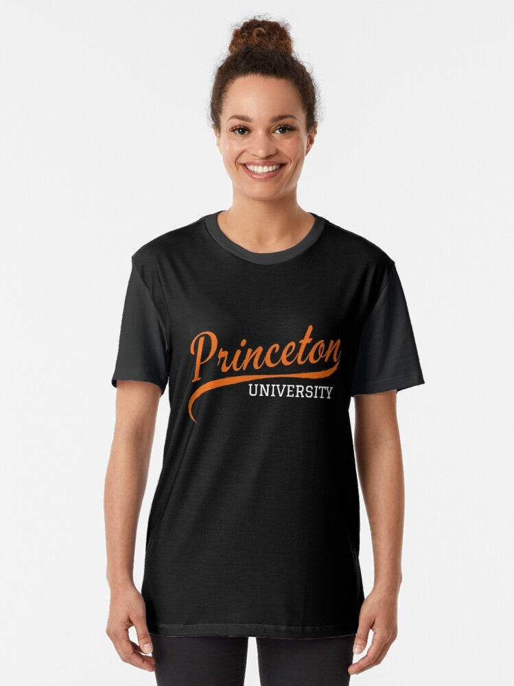 Vintage graphic t-shirt with Princeton University logo and colors - Women