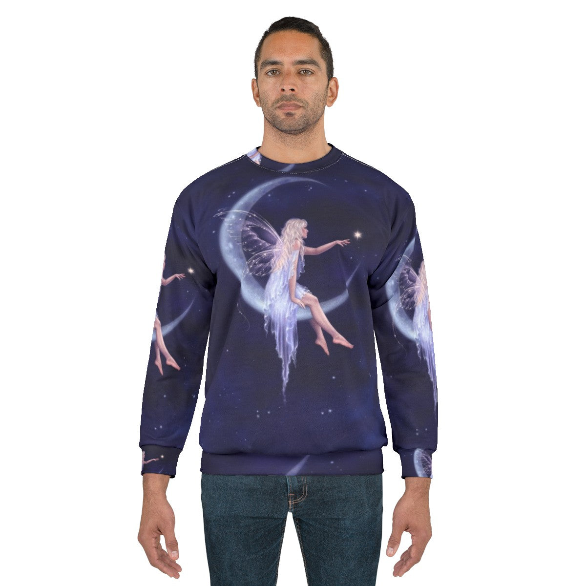 Celestial Moon Fairy Fantasy Sweatshirt - men