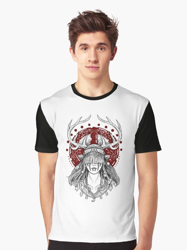 Heilung shaman witchy fantasy celtic graphic t-shirt - Men