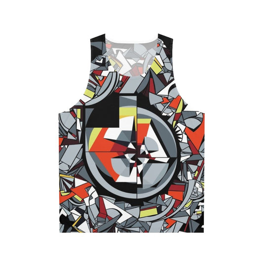 Unisex tank top with the meaning of music design