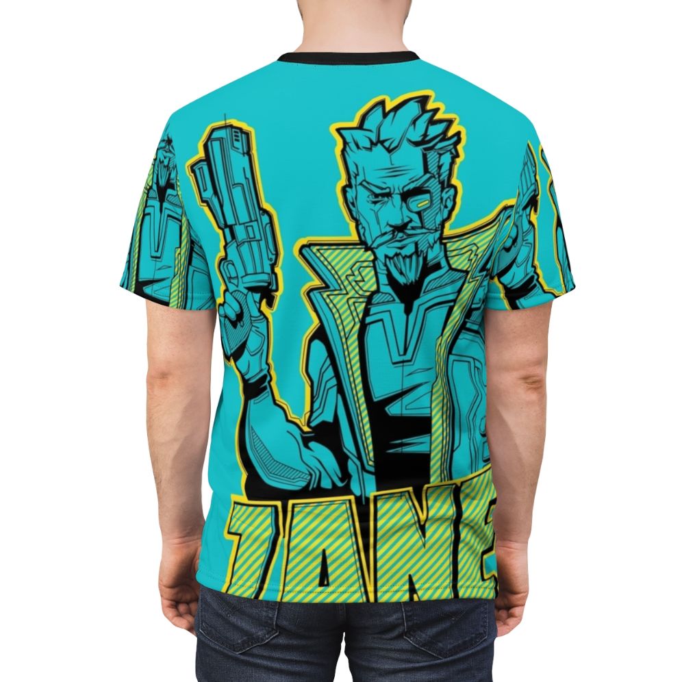 Borderlands 3 Zane Flynt Vector Art T-Shirt - men back