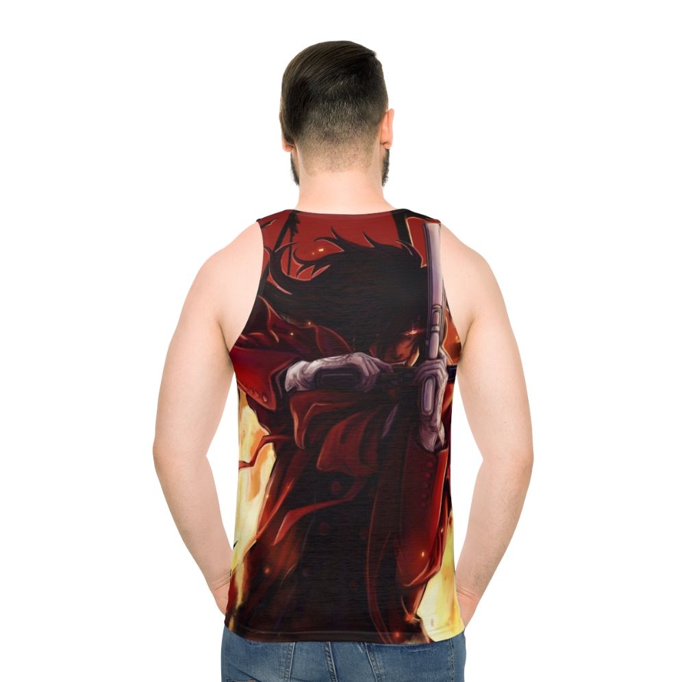 Alucard Unisex Tank Top - men back