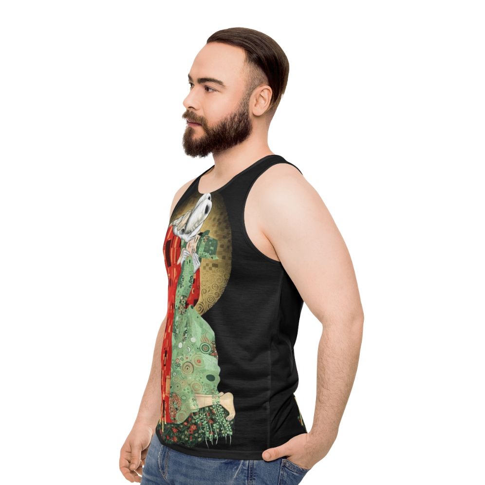 Dracula and Mina's Romantic Vampire Horror Tank Top - men side