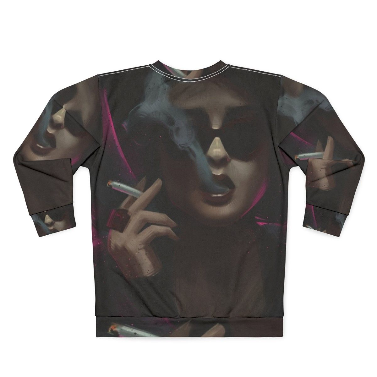 Marla Singer Fight Club Sweatshirt, featuring the iconic character from the classic movie - Back