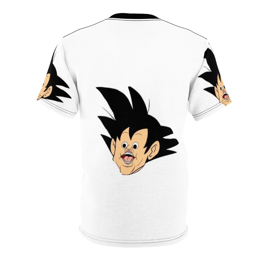 Dragon Ball inspired parody t-shirt design featuring Goku - Back