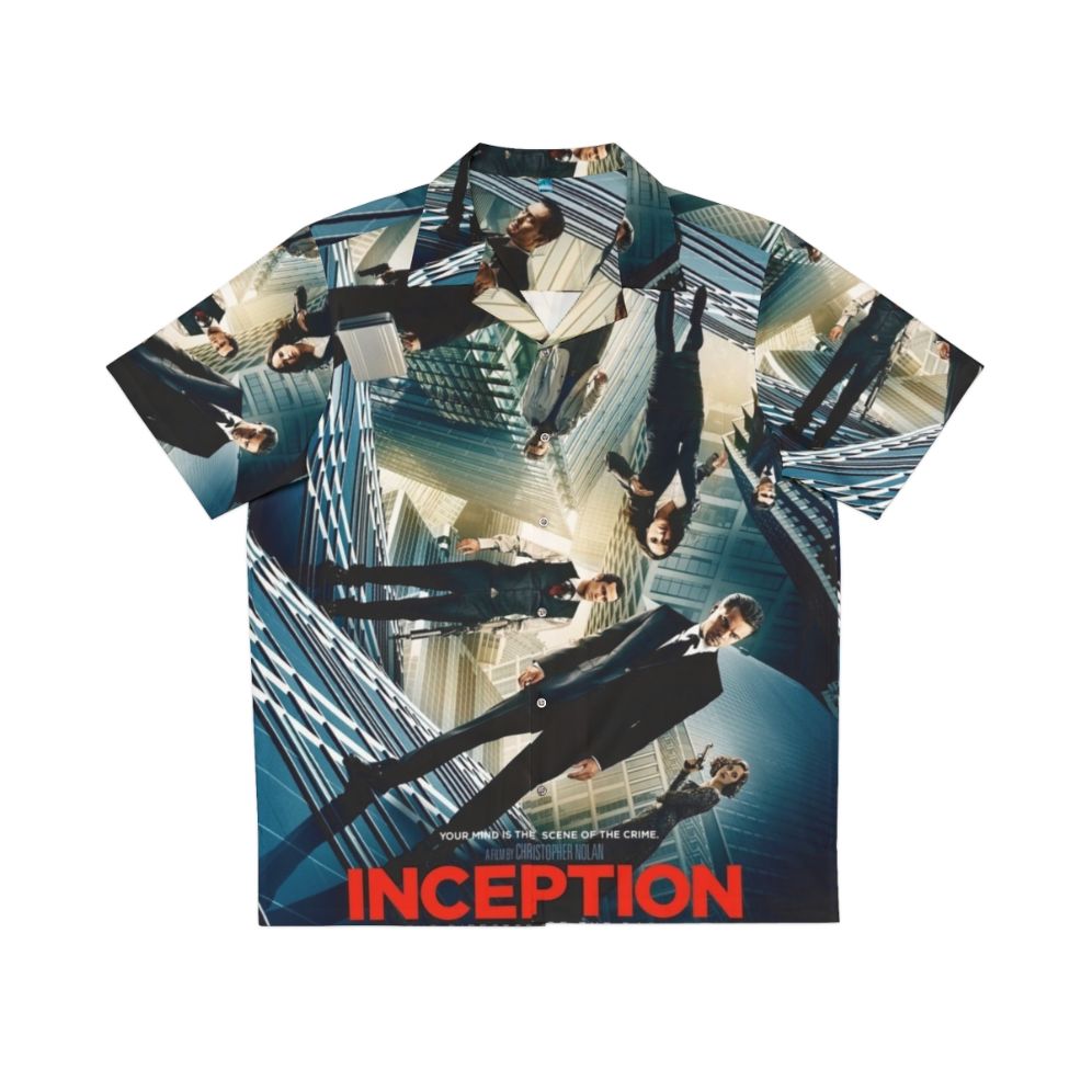 Inception movie Hawaiian shirt featuring Christopher Nolan film design