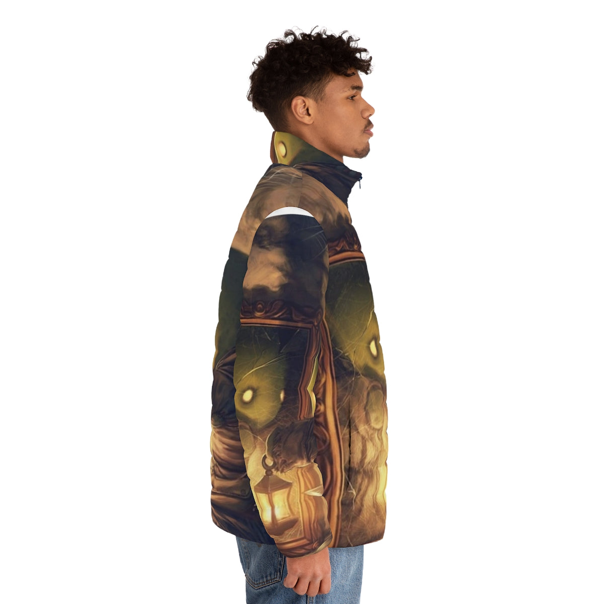 Tomberi Puffer Jacket featuring Final Fantasy inspired design - men side right