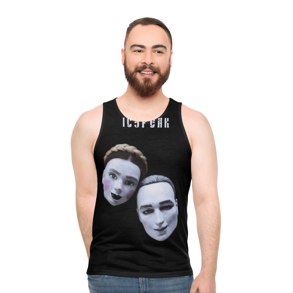 Ic3Peak Unisex Dark Electronic Music Tank Top - men