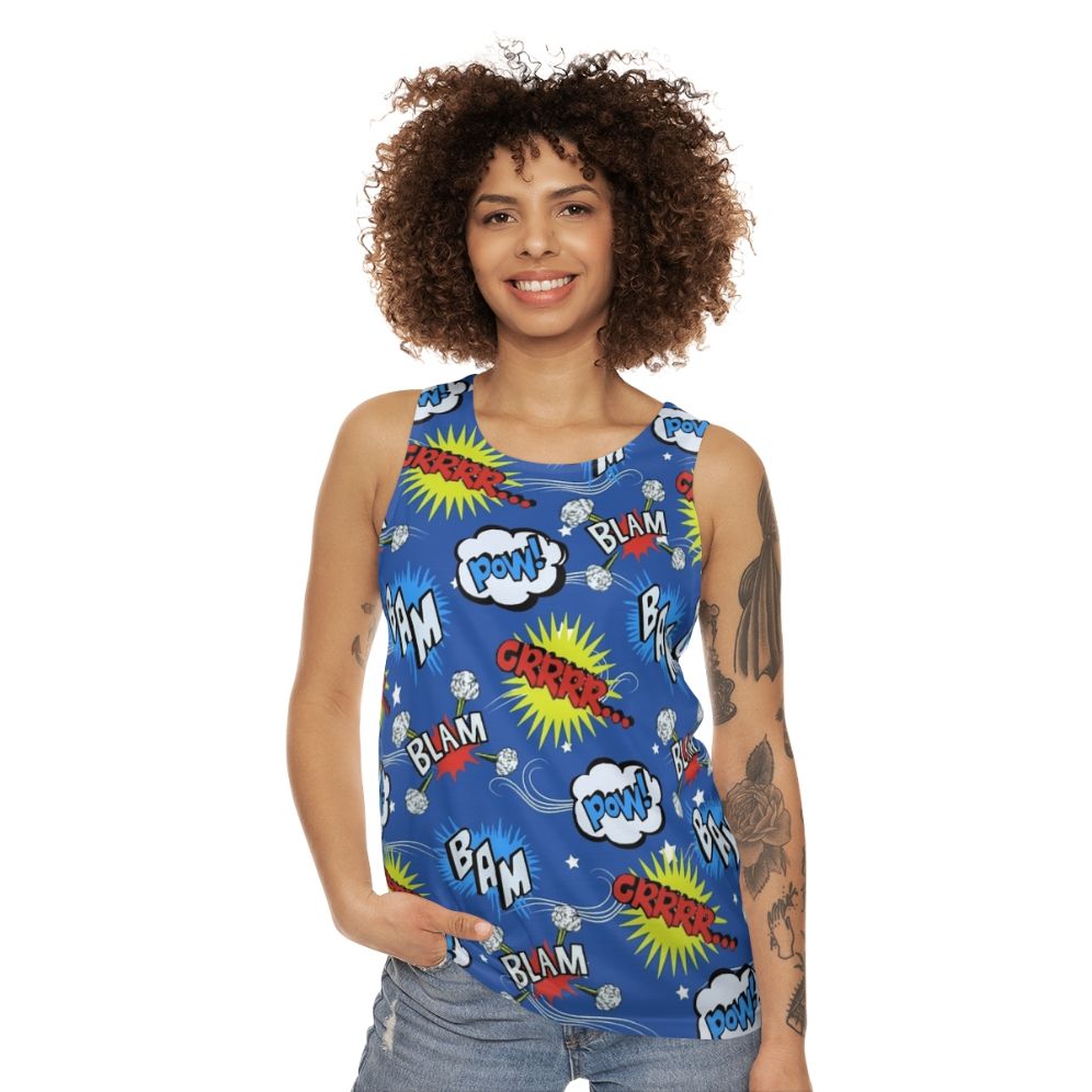 Villanelle Pajama Design Unisex Tank Top - women