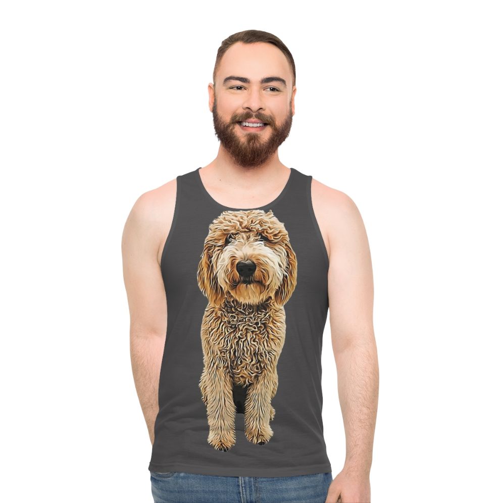 Labradoodle and Goldendoodle Unisex Tank Top - men