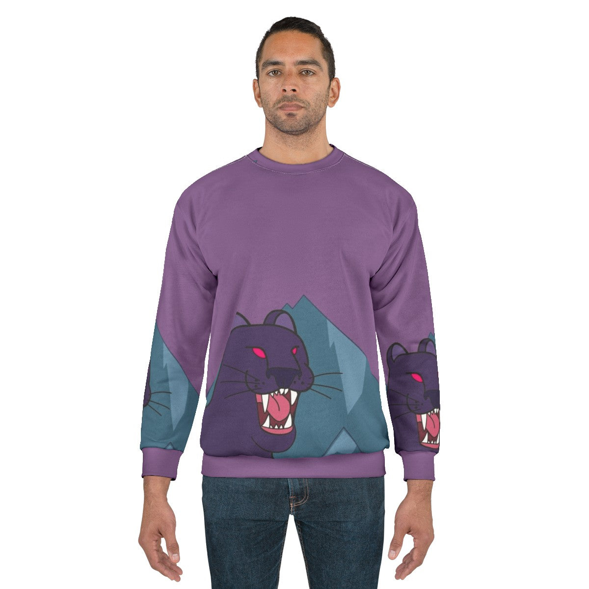 Panther Dark Violet Gravity Falls Sweatshirt - men