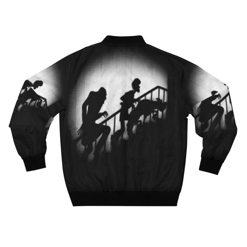 Nosferatu horror mystery bomber jacket for the ultimate horror fan - Back