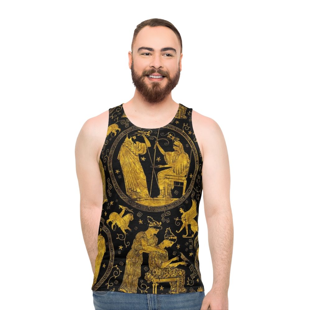 Greek art mythology unisex tank top - men