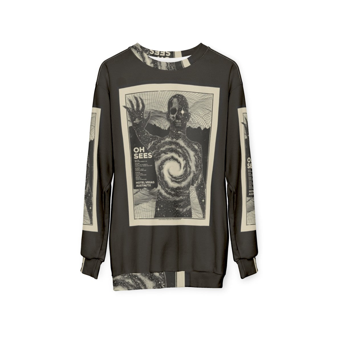 Thee Oh Sees psychedelic rock band sweatshirt - hanging