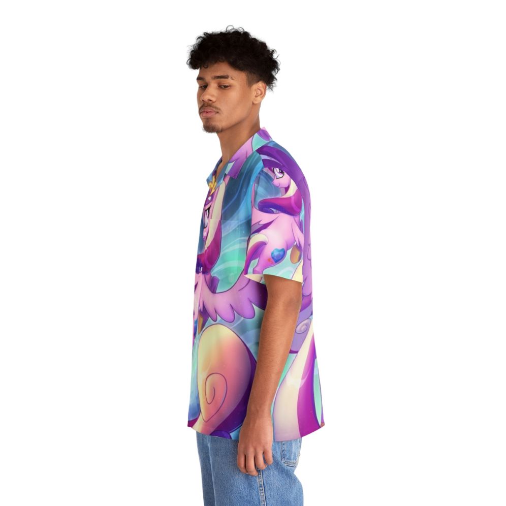 Cadence Hawaiian Shirt with My Little Pony Friendship is Magic Design - People Left