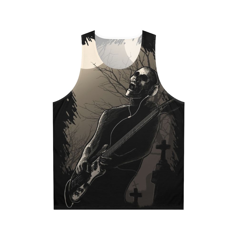 Midnight Rock Unisex Guitar Skull Tank Top