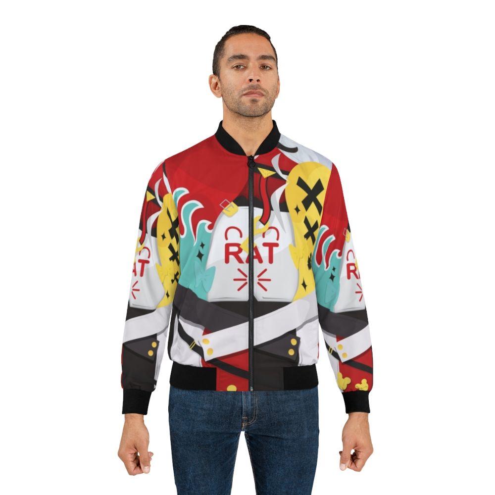 Hakos Baelz Hololive EN Bomber Jacket - Anime-inspired Fashionwear - Lifestyle