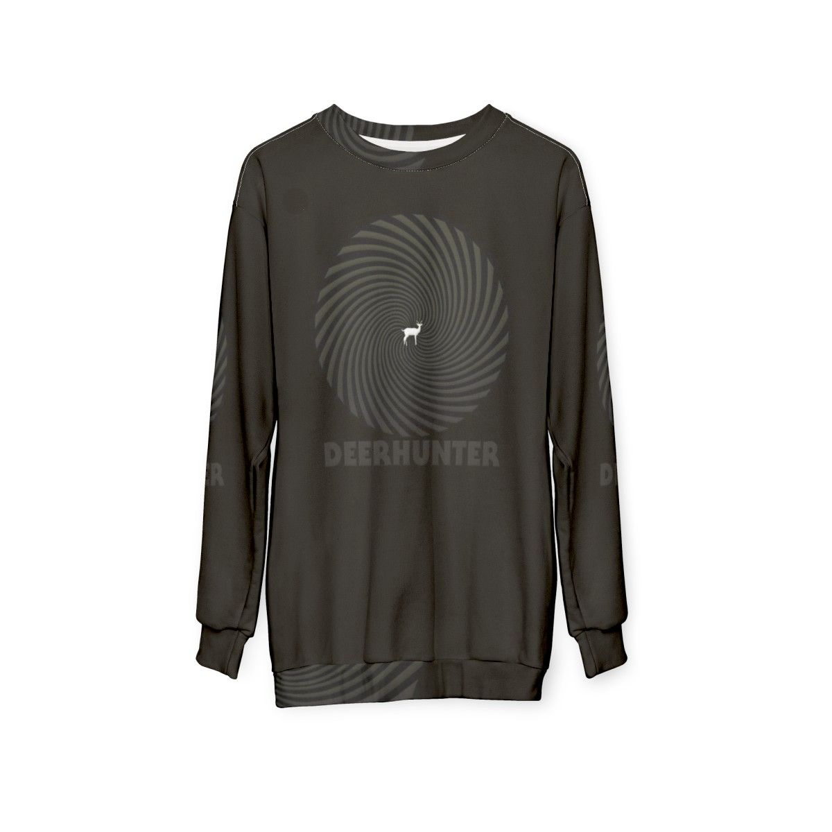 Deerhunter Cryptograms Sweatshirt - Indie Experimental Music Clothing - hanging