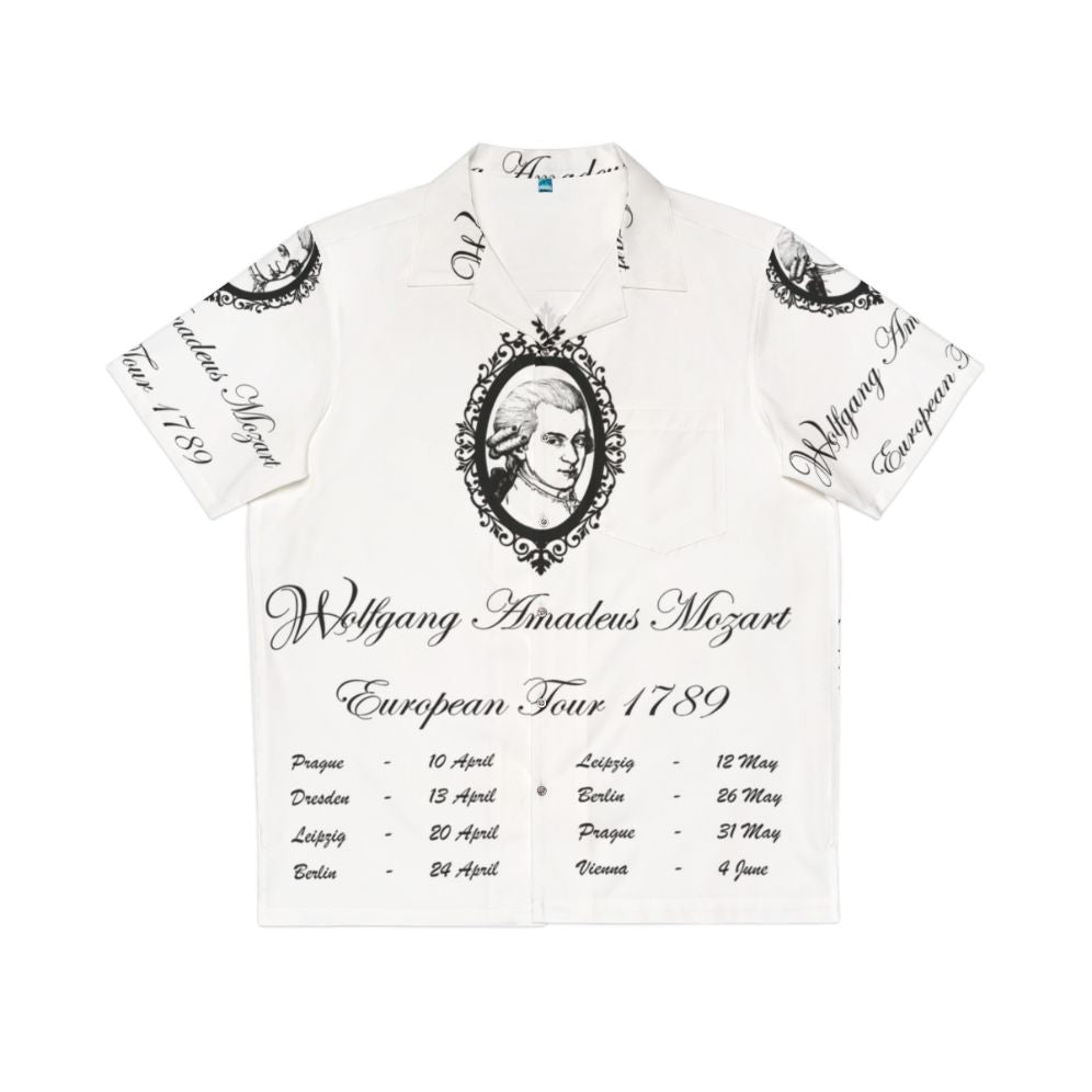 Wolfgang Amadeus Mozart European Tour 1789 Classical Music Hawaiian Shirt