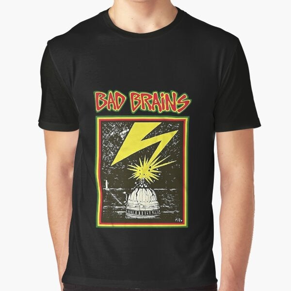 Bad Brains Capitol Graphic T-Shirt featuring vintage punk rock design