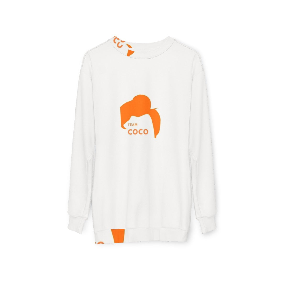 Conan O'Brien Team Coco Sweatshirt - hanging